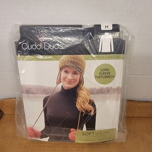NWT Women's Cuddl Duds Softwear with Stretch Long Sleeve Turtleneck